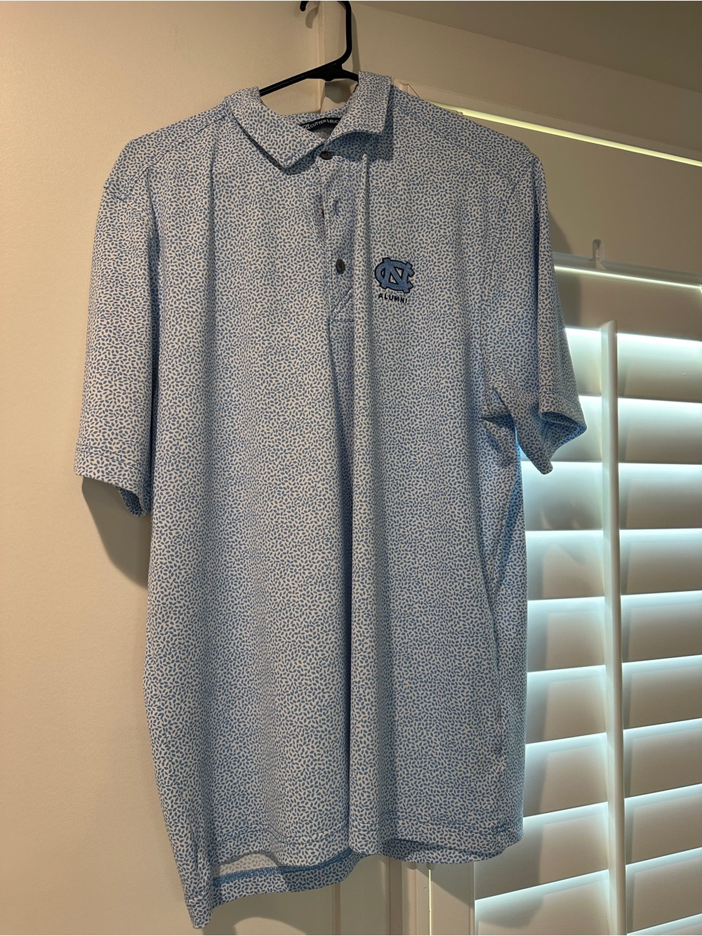 Cutter & Buck Carolina Blue Microdot Polo